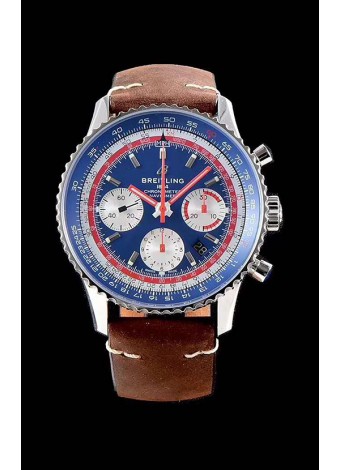 Breitling Navitimer 1 B01 Chronograph PAN AM Edition 43MM - 904L 1:1 Mirror Replica Watch 