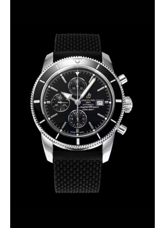Breitling SuperOcean Heritage II 44MM Black Dial Swiss Replica Watch 