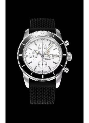 Breitling SuperOcean Heritage II 44MM White Dial Swiss Replica Watch 