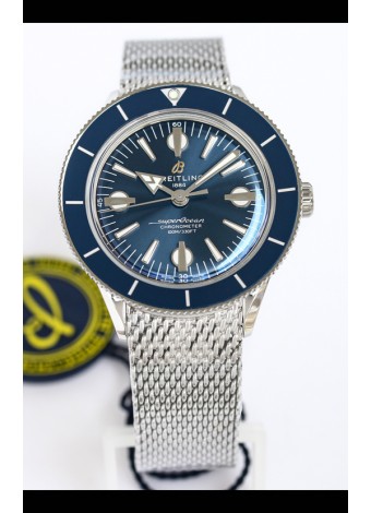 Breitling Superocean Heritage 57 Dial Azul Reloj Réplica Suizo Espejo 1:1 