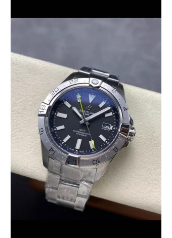 Breitling Avenger GMT Automatic 44 Reloj Réplica Suizo Super Clone 1:1  - Dial Negro 