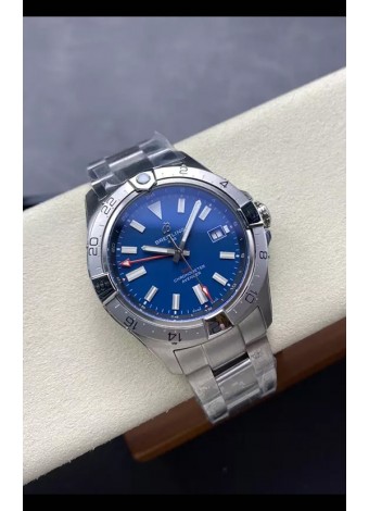 Breitling Avenger GMT Automatic 44 Reloj Réplica Suizo Super Clone 1:1  - Dial Azul 