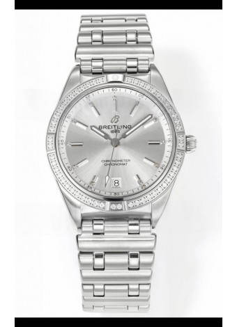 Breitling Chronomat 36MM Acero Inoxidable Casing Reloj Réplica Espejo 1:1 Dial Acero