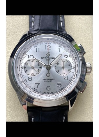 Breitling Premier B01 Chronograph 42 Edition Caja Acero Dial Acero - Reloj Réplica Espejo 1:1