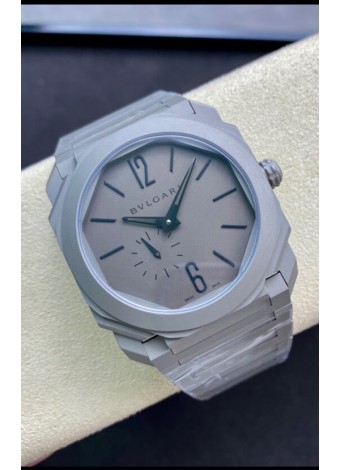 Bvlgari Octo Finissmo Edición Réplica a Espejo 1:1 Areneado Caja en Cerámica