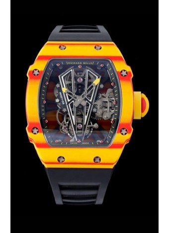Richard Mille RM27-03 Rafael Nadal Genuine Tourbillon Movement Reloj Réplica a Espejo 1:1