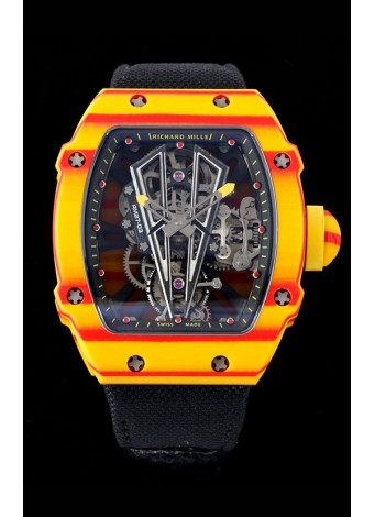 Richard Mille RM27-03 Rafael Nadal Genuine Tourbillon Movement Reloj Réplica a Espejo 1:1
