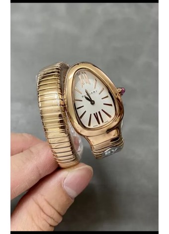 Bvlgari Edición Serpenti Reloj Oro Rosado en Calidad Espejo 1:1