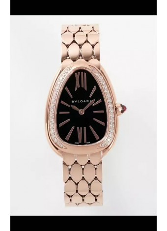 Bvlgari Serpenti Seduttori Edition en Caja Oro Rosado Reloj Super Clone