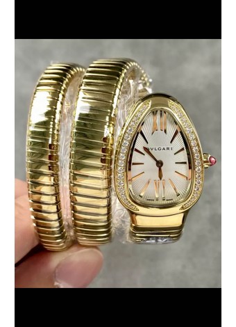 Bvlgari Serpenti Tubogas Double Spiral Rose Gold Super Clone Reloj Réplica