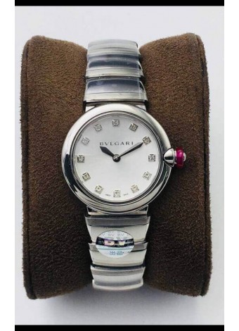 Bvlgari LVCEA Edition Reloj en Acero Inoxidable - Réplica a Espejo 1:1