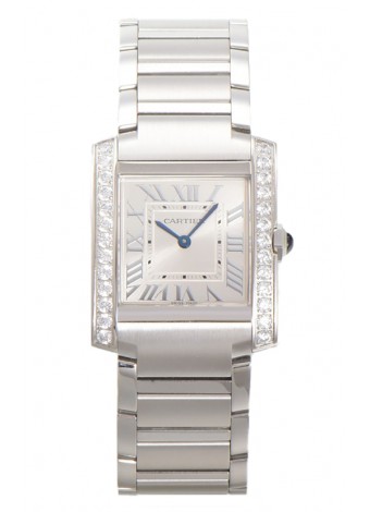 Cartier Tank Francaise Acero Inoxidable Reloj Réplica de Cuarzo Suizo 25.70MM 