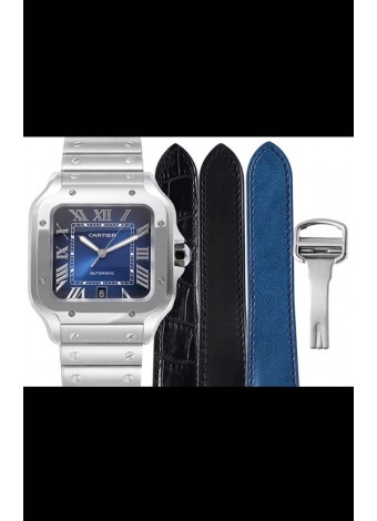 Cartier "Santos De Cartier" Mens XL Reloj Réplica a Espejo 1:1 Caja de Acero 904L