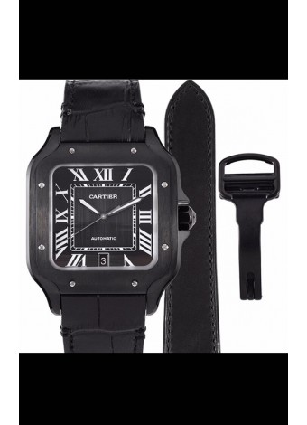 Cartier "Santos De Cartier" Mens XL Reloj Réplica a Espejo 1:1 Caja con Revestimiento PVD