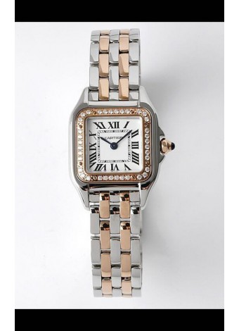 PANTHERE de Cartier Edition 22mm Reloj Suizo Espejo 1:1 Caja Oro Rosado en dos Tonos