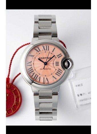 Ballon De Cartier Reloj Suizo Automático Calidad Espejo 1:1 33MM en Dial Champange