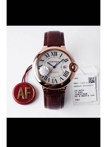 Ballon De Cartier Automático Suizo Calidad a Espejo 1:1 42MM Caja en Oro Rosado
