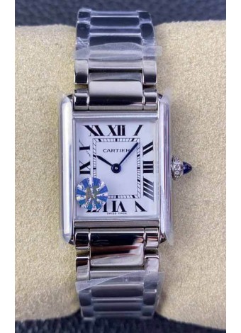 Cartier Tank Solo Reloj Cuarzo Suizo en Caja y Correa de Acero - Caja 22MM