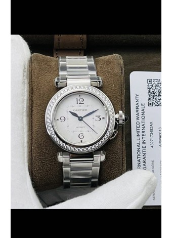 Pasha De Cartier Suizo Automático Calidad Espejo 1:1 Reloj Réplica 35MM
