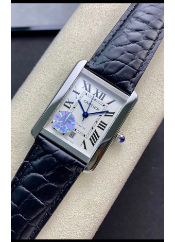Cartier Tank Solo Reloj Suizo Automático Caja en Acero - 31MM Ancho - Réplica a Espejo 1:1
