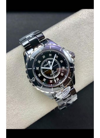 Chanel J12 38MM Caja Cerámica Negra Reloj Automático Réplica Espejo 1:1