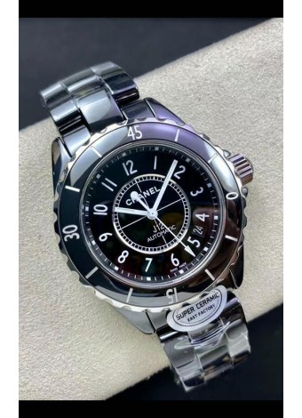 Chanel J12 38MM Caja Cerámica Negra Reloj Automático Réplica Espejo 1:1