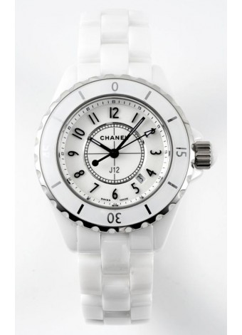 Chanel J12 Ladies Reloj Caja Cerámica Blanca Reloj Réplica Espejo 1:1