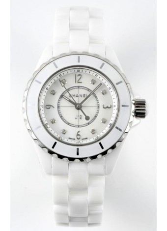 Chanel J12 Ladies Reloj Caja Cerámica Blanca Reloj Réplica Espejo 1:1