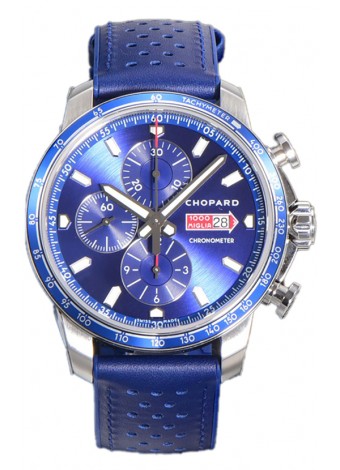Chopard Mille Miglia GTA Chronograph Dial Azul - Caja Acero Reloj Réplica Espejo 1:1 
