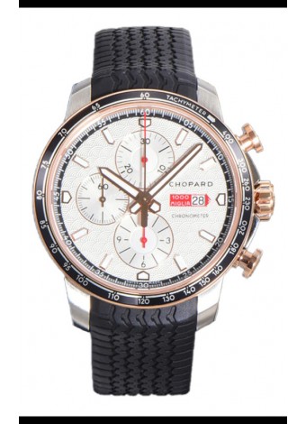 Chopard Mille Miglia GTA Cronógrafo Dos Tonos Réplica Espejo 1:1 - Dial Blanco 