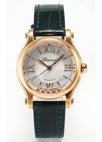 Chopard Happy Sport Reloj Réplica Suizo Automático - Caja Oro Rosado - 30MM 