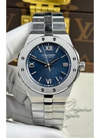 Chopard Alpine Eagle Acero Inoxidable Dial Azul Super Clone Reloj Réplica 