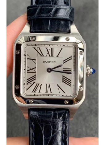Cartier Santos Dumont Reloj Réplica Suizo a espejo 1:1 Caja en Acero 42MM 