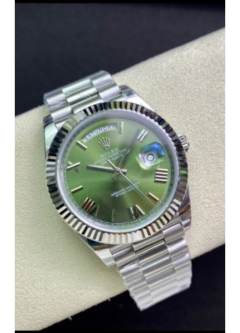 Rolex Day Date Presidential M228239-0033 Acero 904L 40MM - Dial Verde Oliva Reloj Calidad Espejo 1:1