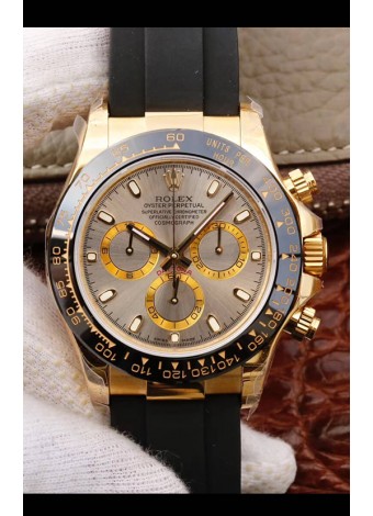 Rolex Cosmograph Daytona 116508 Oro Amarillo Movimiento Original Cal.4130  - Reloj de Acero Ultimate 904L Mejorado