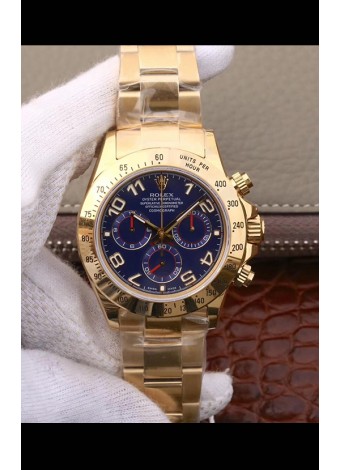 Rolex Cosmograph Daytona 116508 Oro Amarillo Movimiento Original Cal.4130  - Reloj de Acero Ultimate 904L