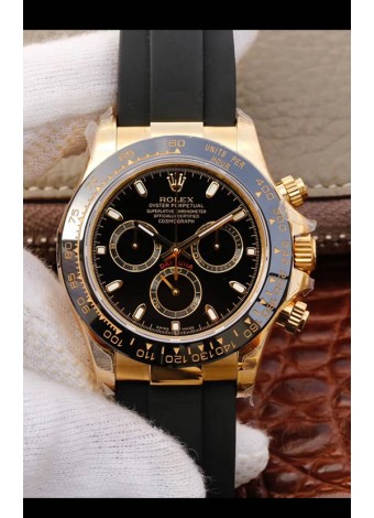 Rolex Cosmograph Daytona 116508 Oro Amarillo Movimiento Original Cal.4130  - Reloj de Acero Ultimate 904L