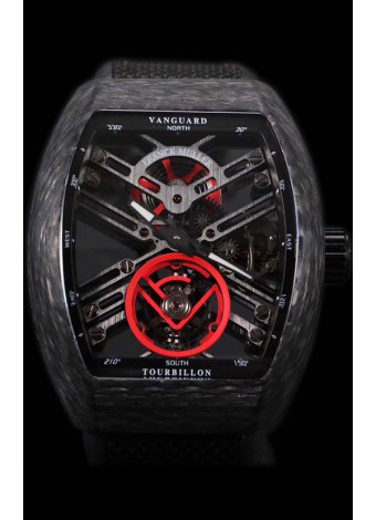 Franck Muller Vanguard Reloj Réplica Suizo Skeleton Tourbillon