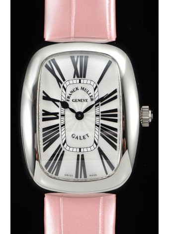 Franck Muller Galet Ladies Reloj Cuarzo Suizo con Correa Rosada