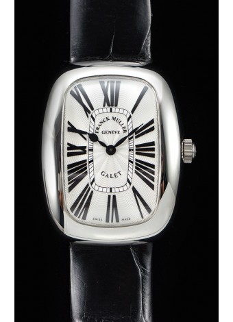 Franck Muller Galet Ladies Reloj Cuarzo Suizo con Correa Negra