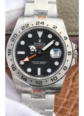 Rolex Explorer M216570-002 Reloj Réplica a Espejo 1:1 - Dial Negro en Acero 904L 42MM
