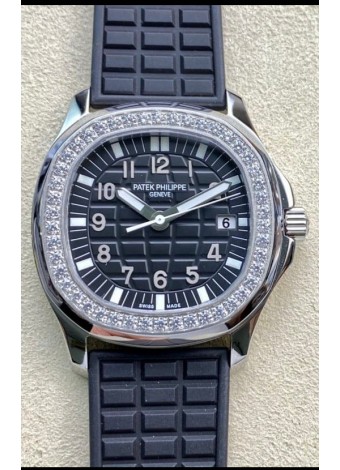 Patek Philippe Aquanaut LUCE 5072A-001 Reloj Réplica de Cuarzo Suizo Dial Negro 35MM