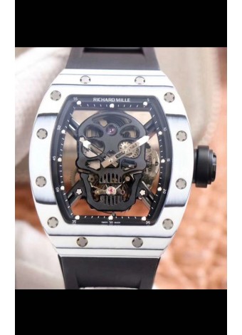 Richard Mille RM052-1 Tourbillon Caja en Cerámica Blanca - Calidad a Espejo 1:1