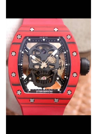 Richard Mille RM052-1 Tourbillon Caja en Cerámica Roja - Calidad a Espejo 1:1