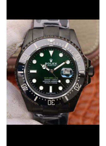 Rolex SeaDweller Deep-Sea Dial Verde en Calidad Espejo 1:1 - Caja en PVD