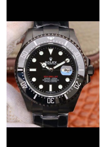 Rolex SeaDweller Deep-Sea Dial Negro Edición 50 Aniversario en Calidad Espejo 1:1 - Caja en PVD