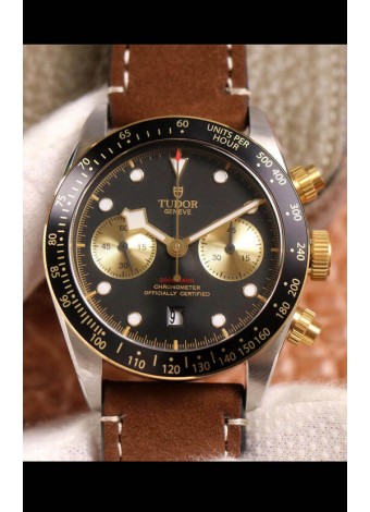 Tudor Heritage Black Bay M79363N-0002 Reloj Réplica Cronógrafo a Espejo 1:1