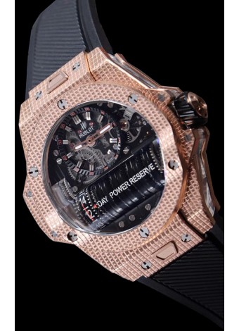 Hublot Big Bang MP-11 Power Reserve 3D Gold Carbon Replica Watch