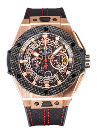 Hublot Big Bang Edición F1 "King Carbon Gold" Cronógrafo Reloj Réplica Suiza 