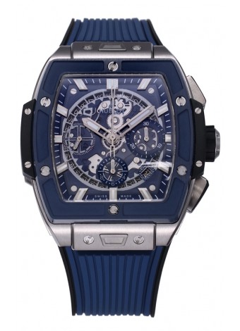 Hublot Spirit of Bang Caja Titanio Bisel Cerámica Dial Azul - 42MM Réplica Suiza